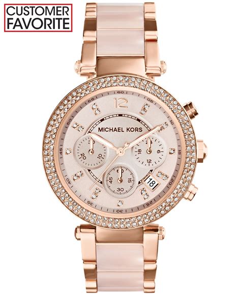 michael kors mk5896 ladies bracelet watch|Michael Kors parker chronograph.